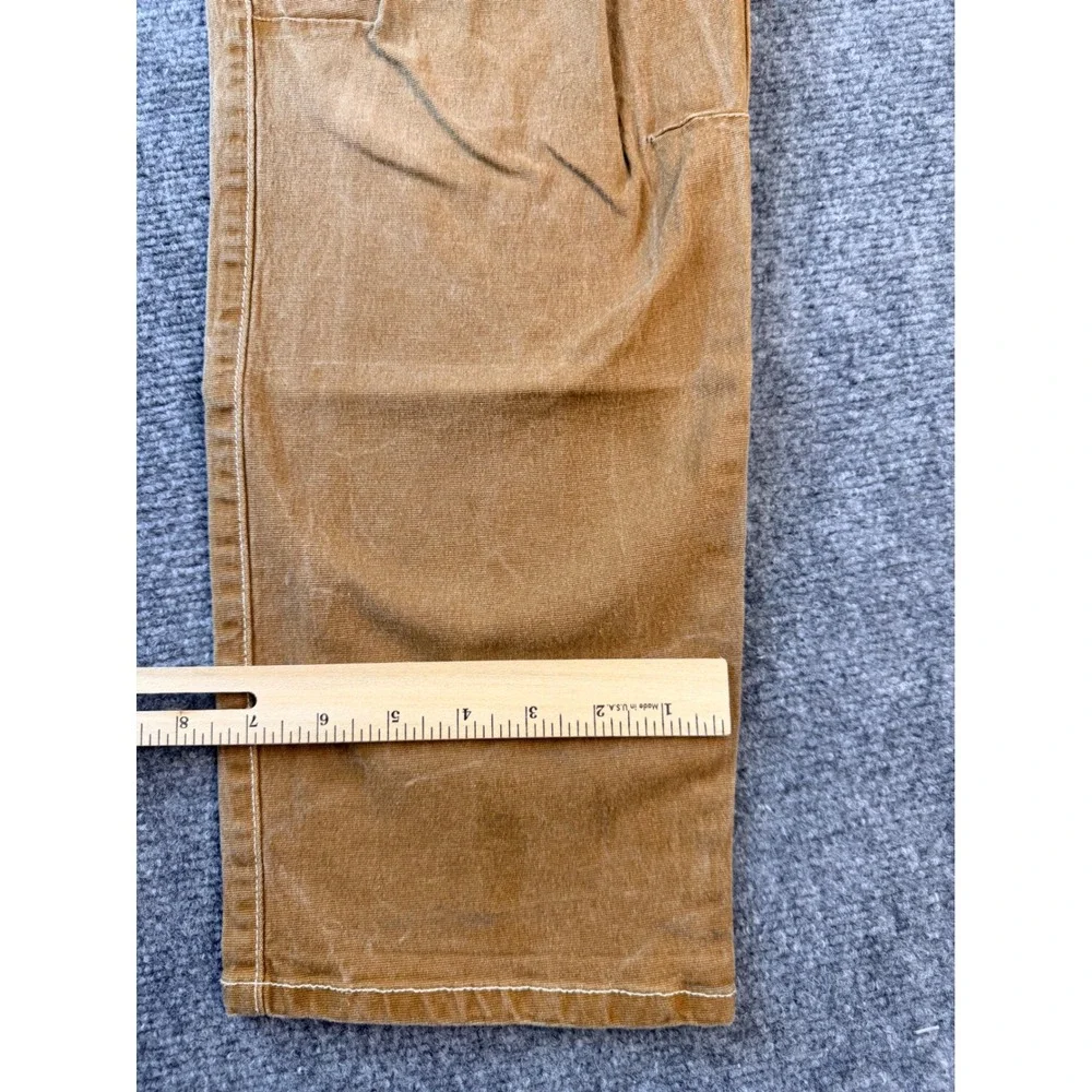 Dickies Cargo Pants 15/32 Mens 34x31 Brown Canvas Workwear Tactical Streetwear